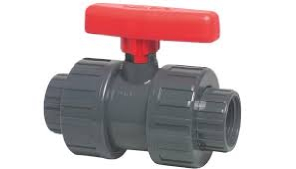 3-Wege-Kugelventil mit Klebemuffen